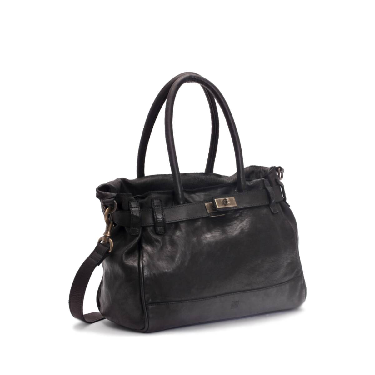 sac biba blossom BLO2L noir vue 3/4